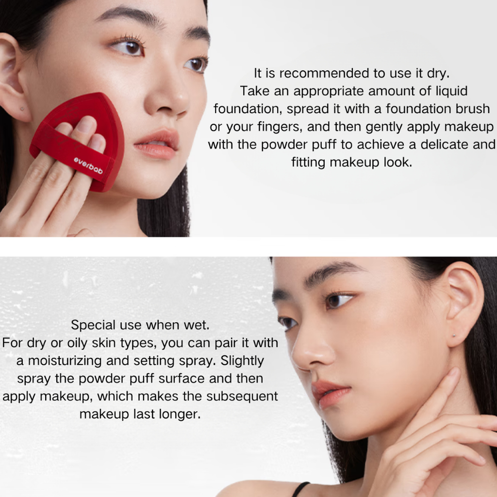 eb the milk skin cushion powder puff can be used both dry and wet. shopee philippines