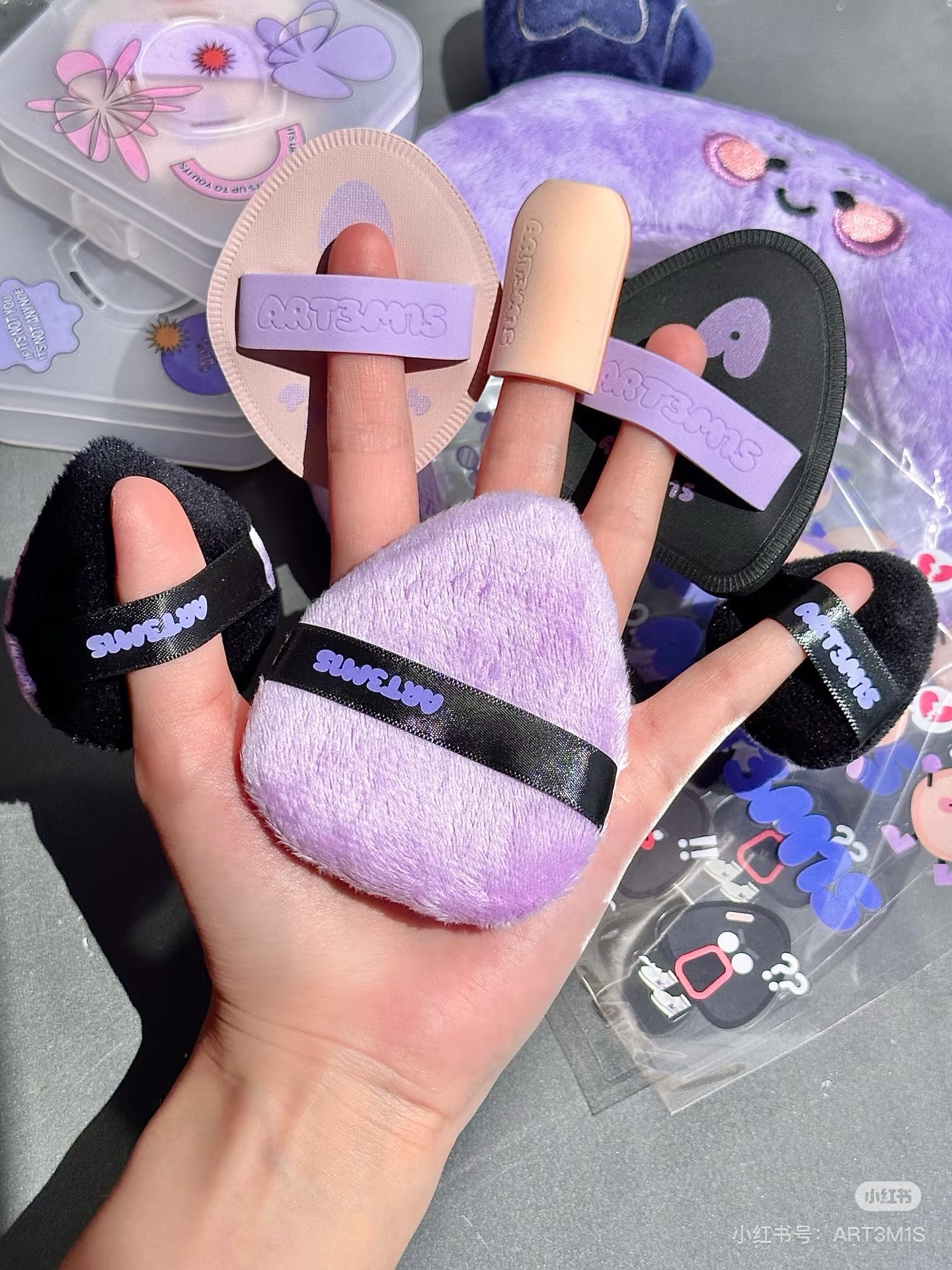 art3m1s make up artemis makeup sponge artemis cushion puff bump myth big puff flocking marshmallow finger cushion puff double sided pie makeup setting liquid foundation shopee philippines