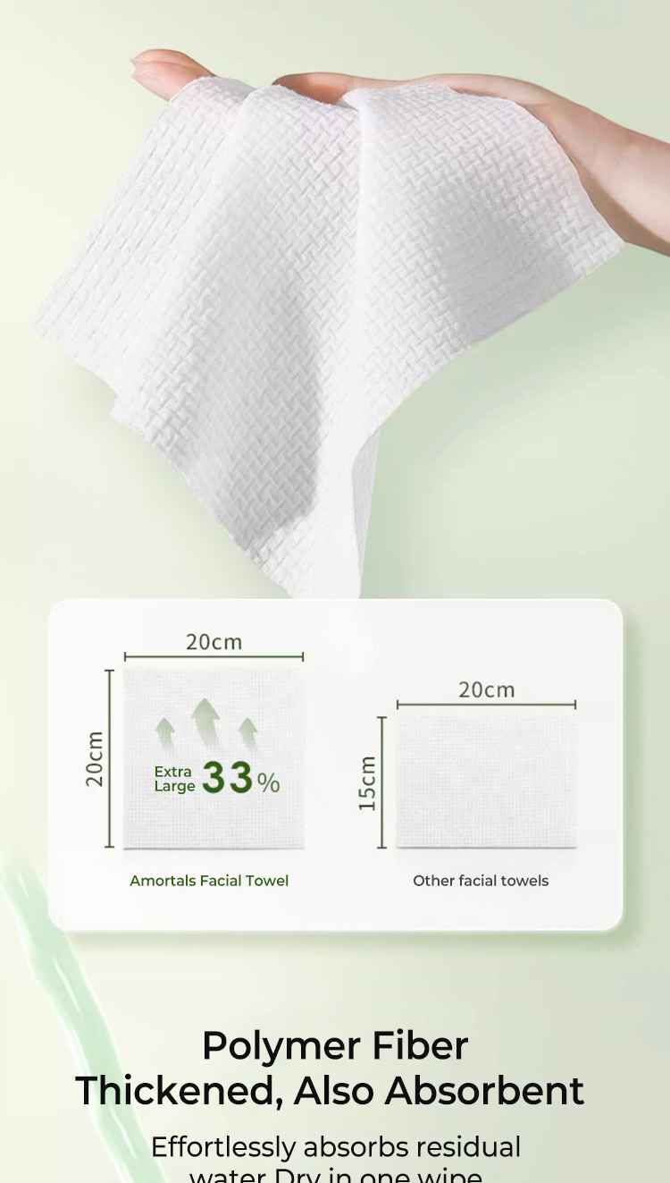 amortals korea soft skin friendly cleansing facial towel makeup removal multipurpose 70 pcs 90g ㎡ shopee philippines
