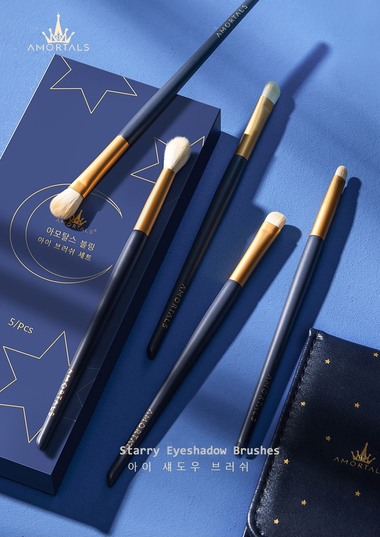 amortals korea eye makeup brush eyeshadow brush blending brush detail brush nose contour brush shopee philippines